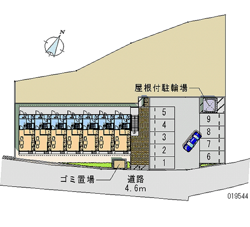 レオパレス紫波 月極駐車場