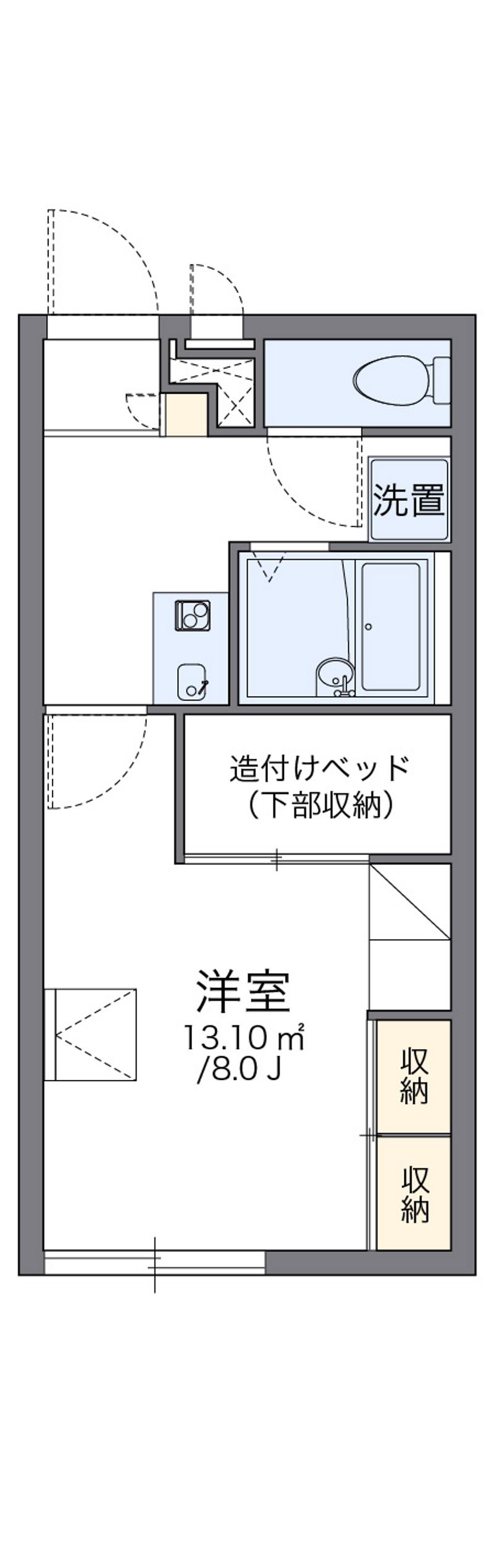レオパレスジョーウンⅡ番館 間取図