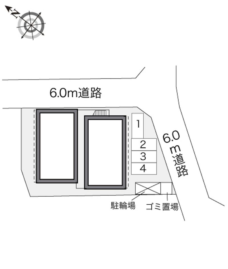 レオパレスＴＡＫＡＹＡＭＡ 配置図