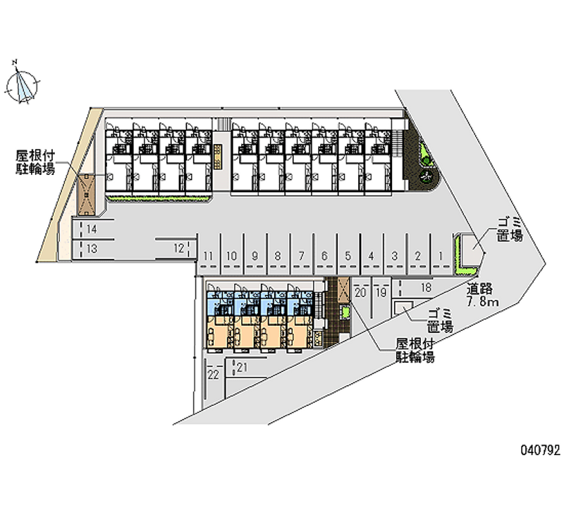 40792 Monthly parking lot