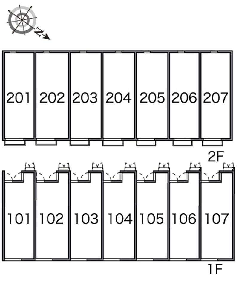 レオネクストルミエールⅠ 間取配置図