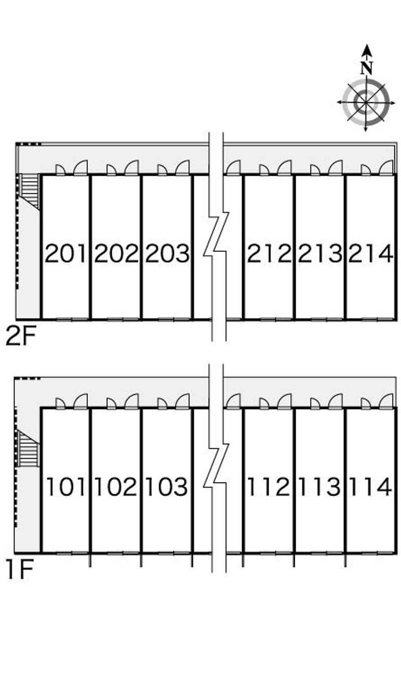 レオパレスアイビーコート８ 間取配置図