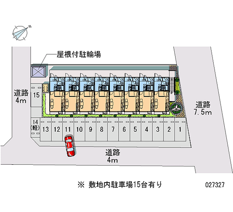 27327 Monthly parking lot