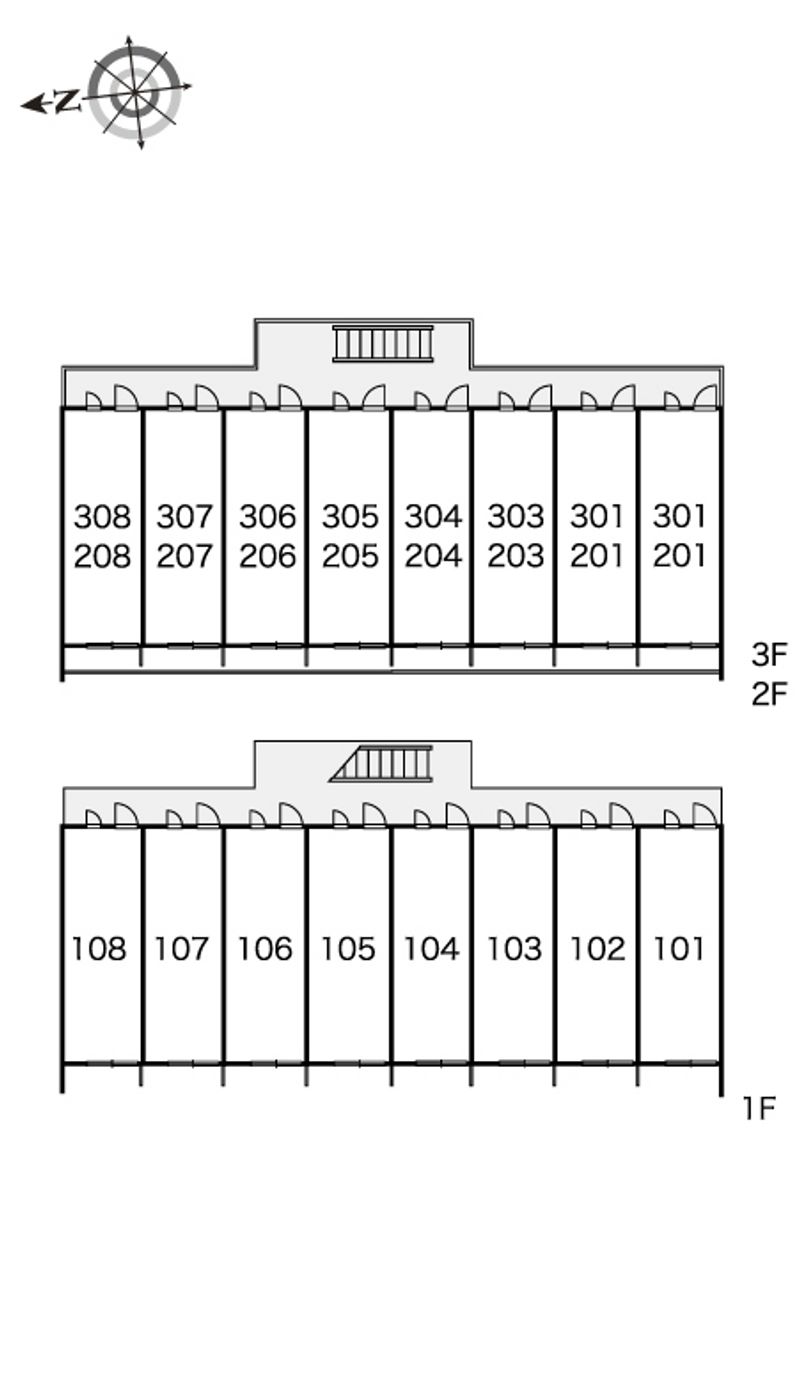 レオパレスＮＯＭＡ 間取配置図