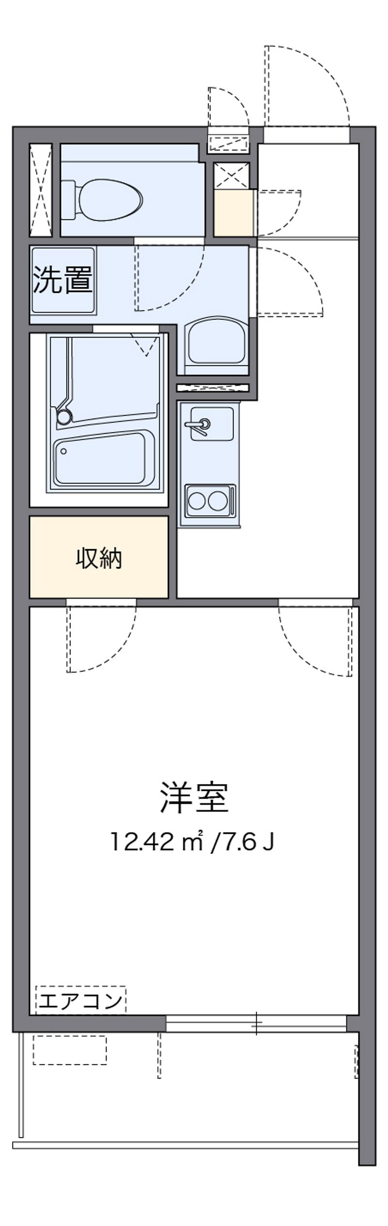 クレイノサクシード所沢 間取図
