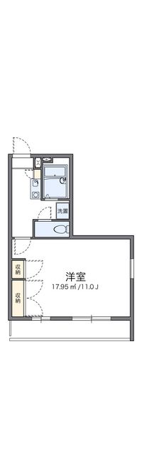 レオパレスシャルマン 間取り図