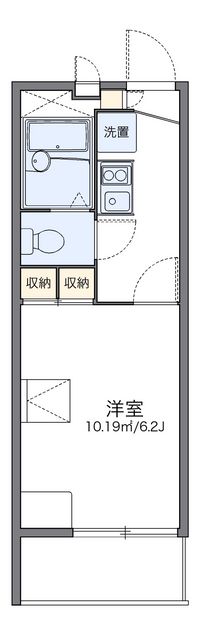 レオパレスリエール 間取り図