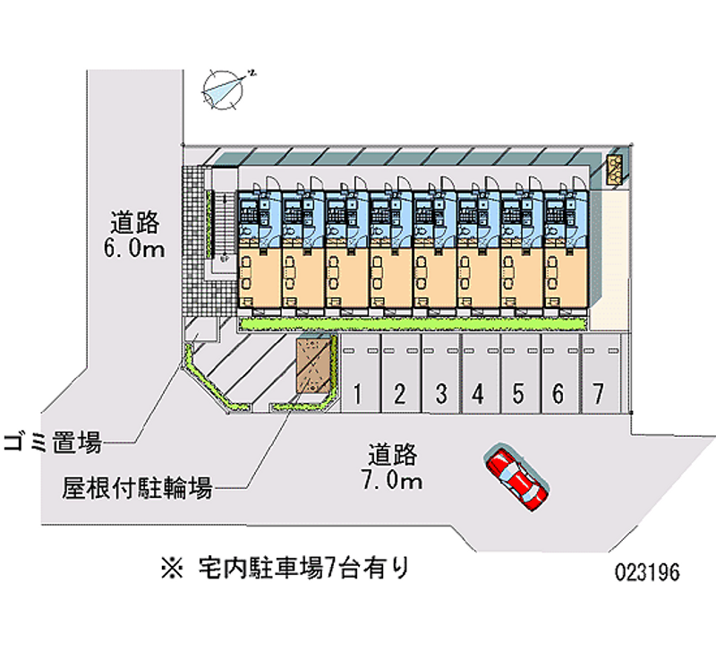 レオパレスサニーホームズ 月極駐車場