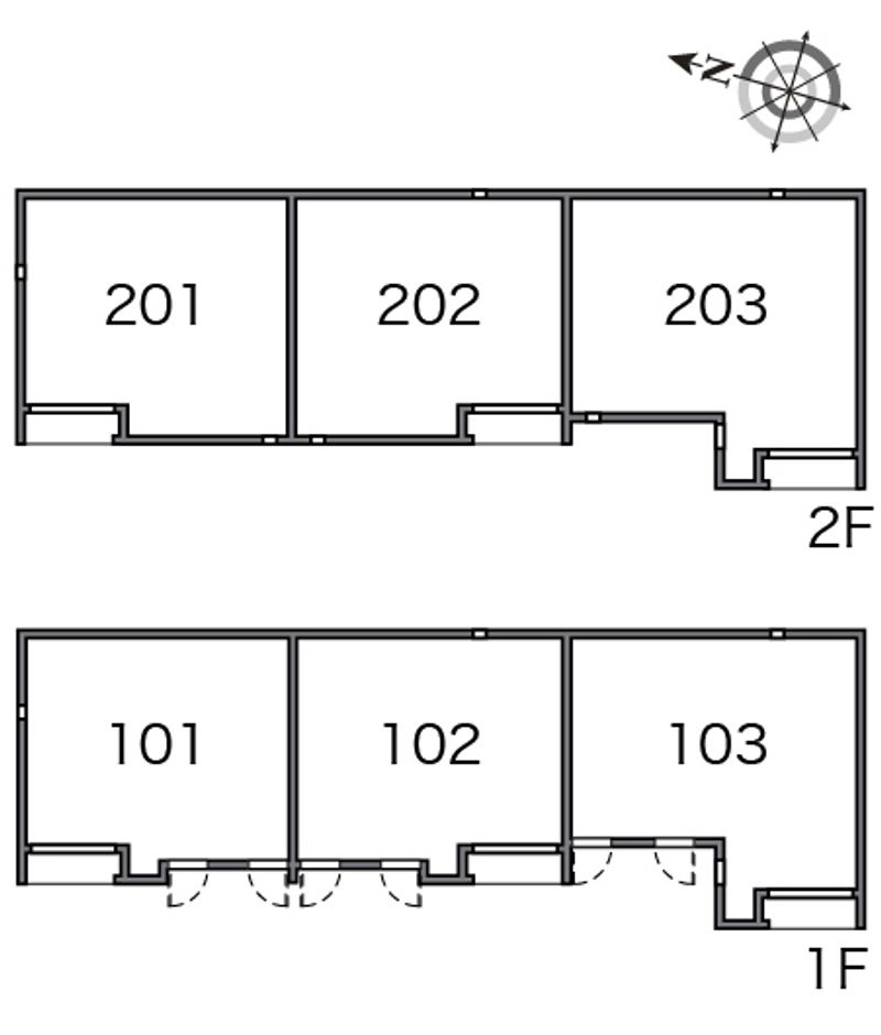 レオネクスト宝 間取配置図