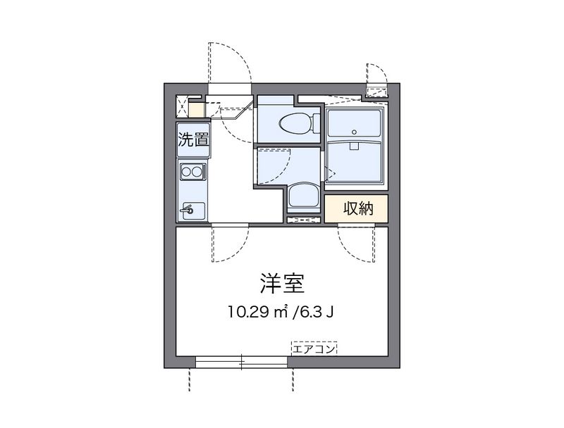 クレイノクラウドⅢ本郷 間取り
