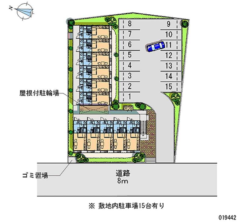 19442 Monthly parking lot