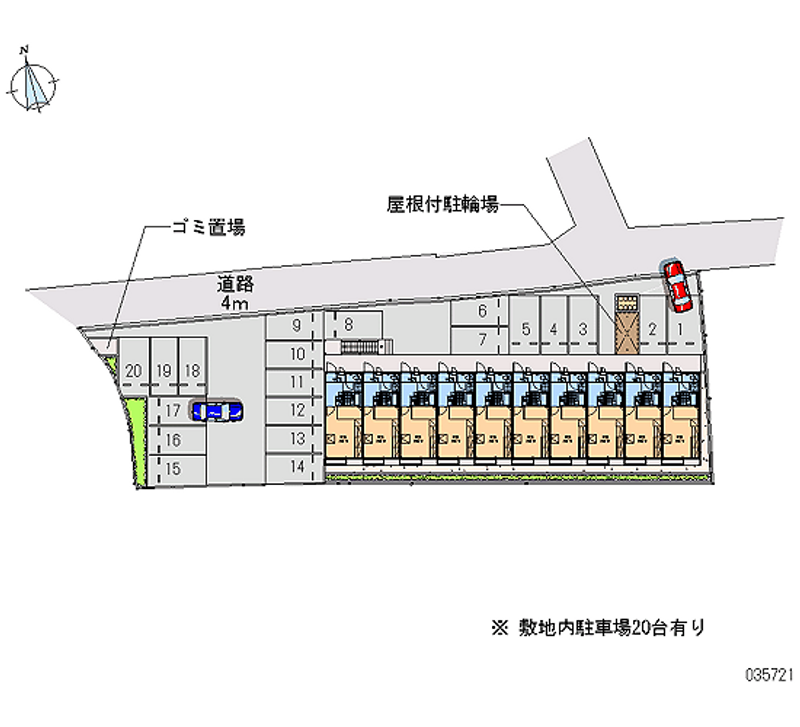 レオパレスしそう 月極駐車場