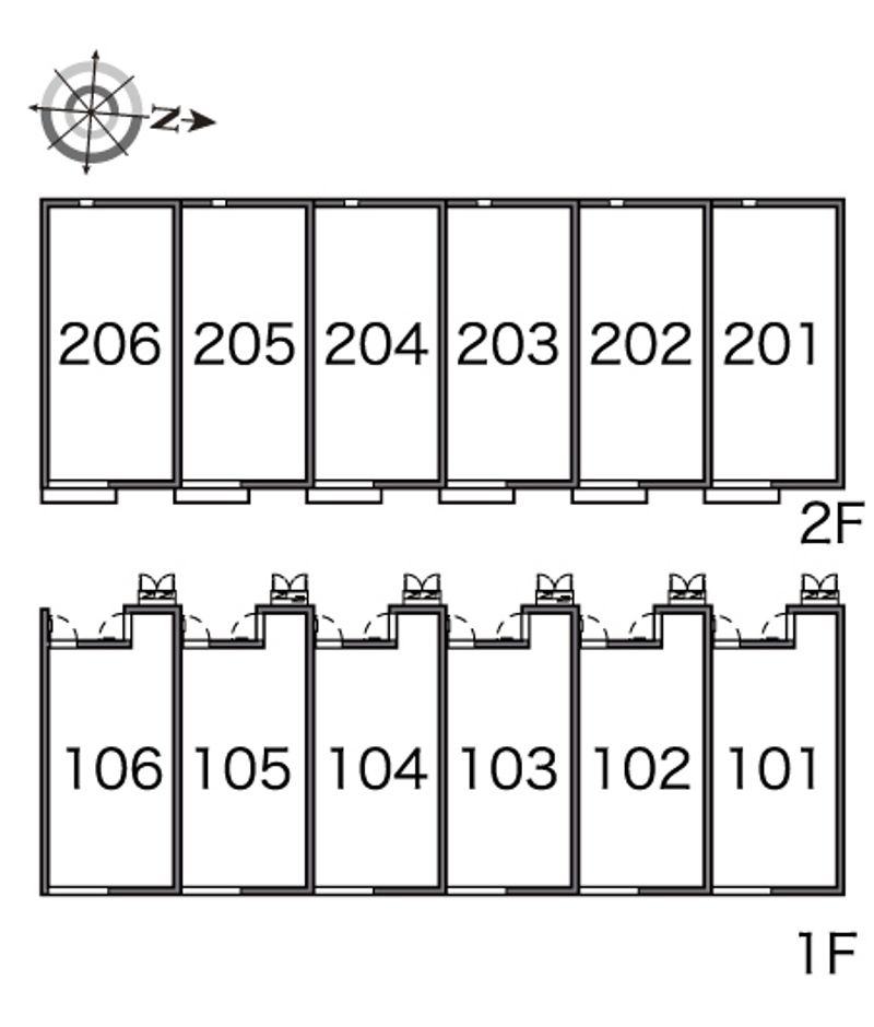 レオネクストアビテ高柳 間取配置図