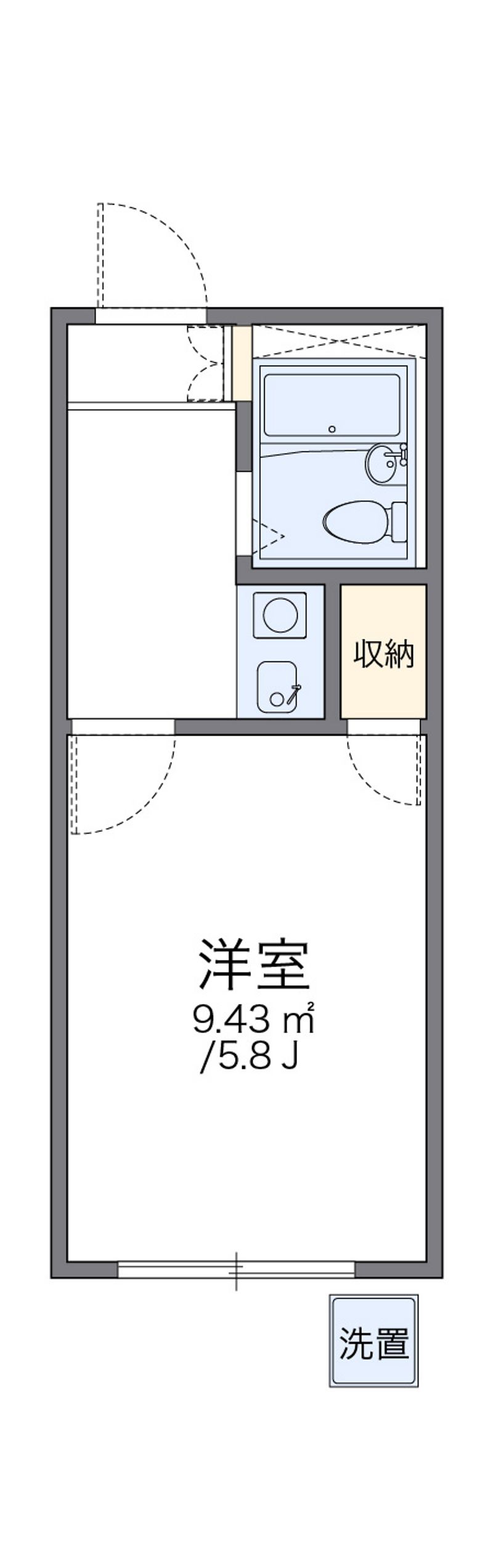 レオパレスＫｏｂａｙａｓｈｉ 間取図