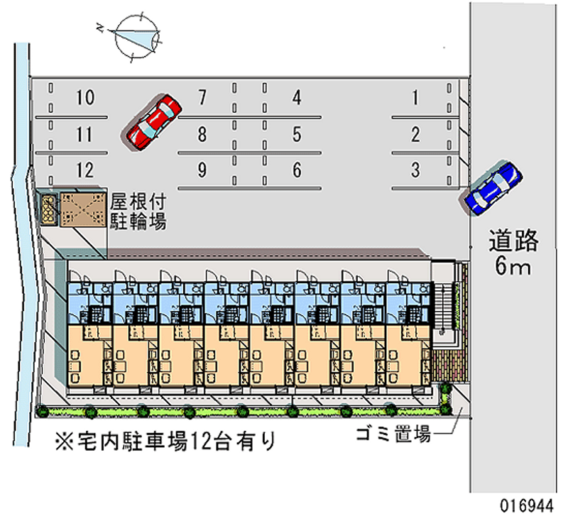 16944 Monthly parking lot