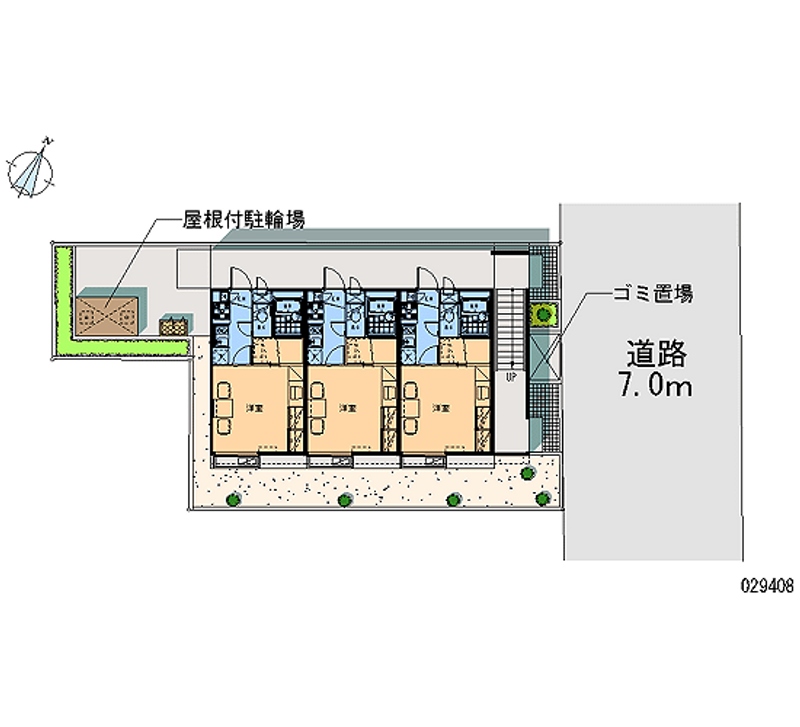 レオパレスＦｉｎｅ　Ｒ 区画図