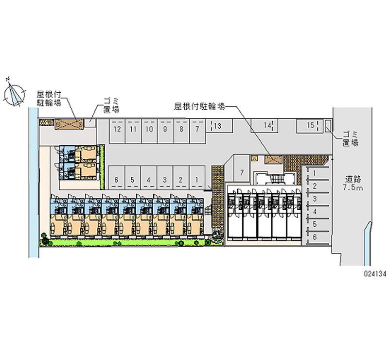 24134 bãi đậu xe hàng tháng