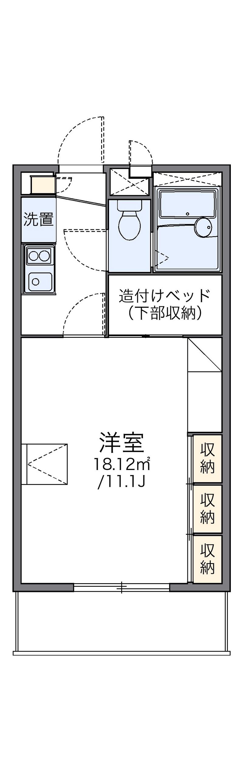 レオパレスＡＳＴ 間取図