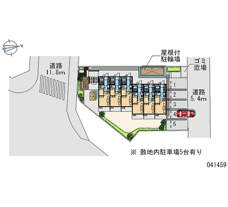 レオパレス辻町 区画図