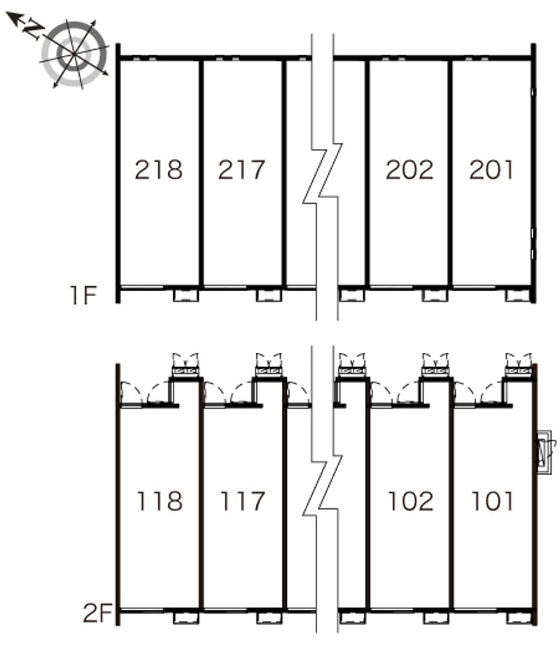 レオネクスト靜 間取配置図
