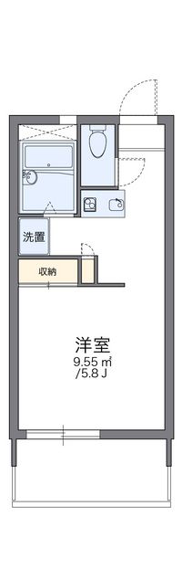 レオパレスシャルム 間取り図