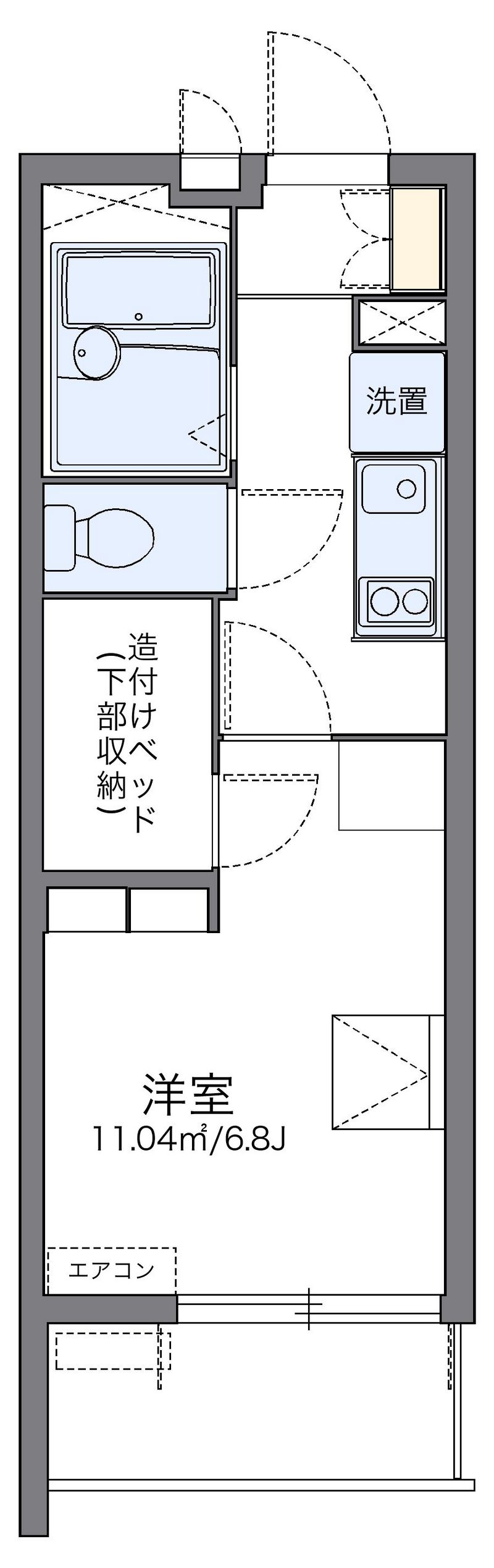 レオパレス萬　壹番館 間取り