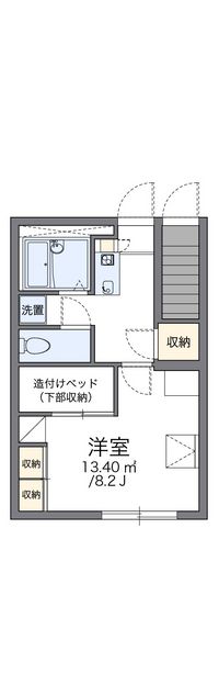 レオパレス沙羅 間取り図