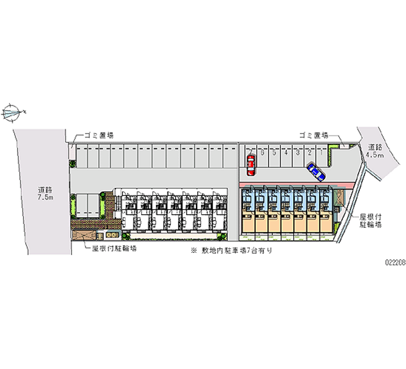 22268 bãi đậu xe hàng tháng