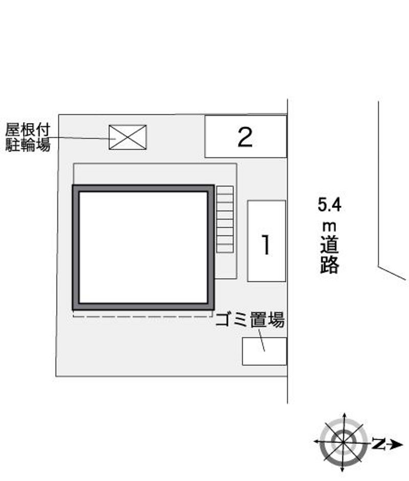 レオパレス光町 配置図