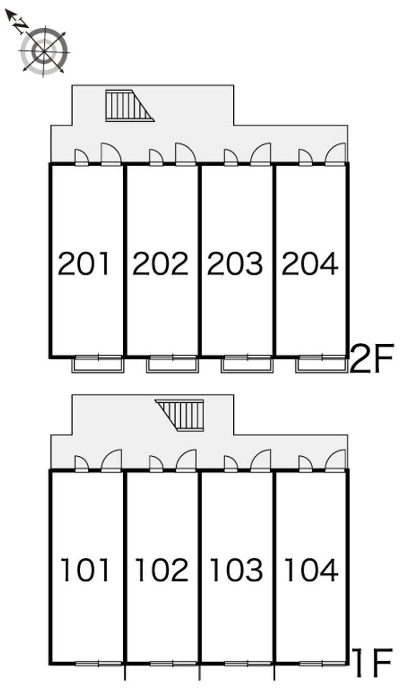 レオパレスコンファーレ八千代台 間取り配置図