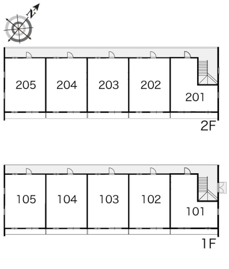 レオパレス７５１ 間取配置図