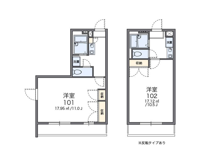 レオパレス神西 間取図