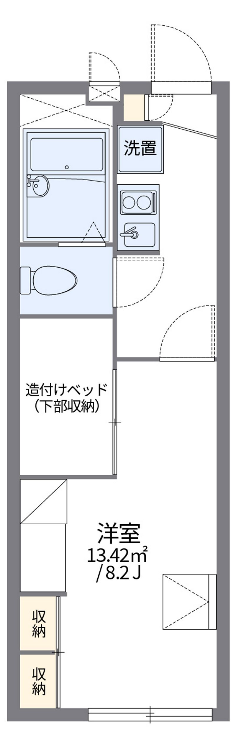レオパレス境橋 間取図