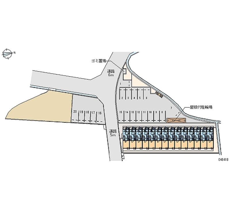 46418 Monthly parking lot