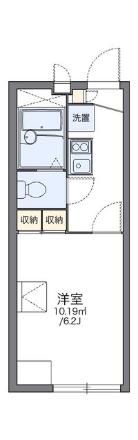 レオパレスヒカリ 間取り図