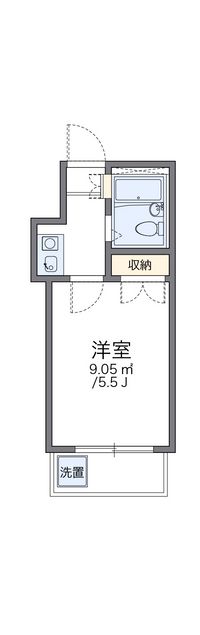 レオパレスエイコーン 間取り図