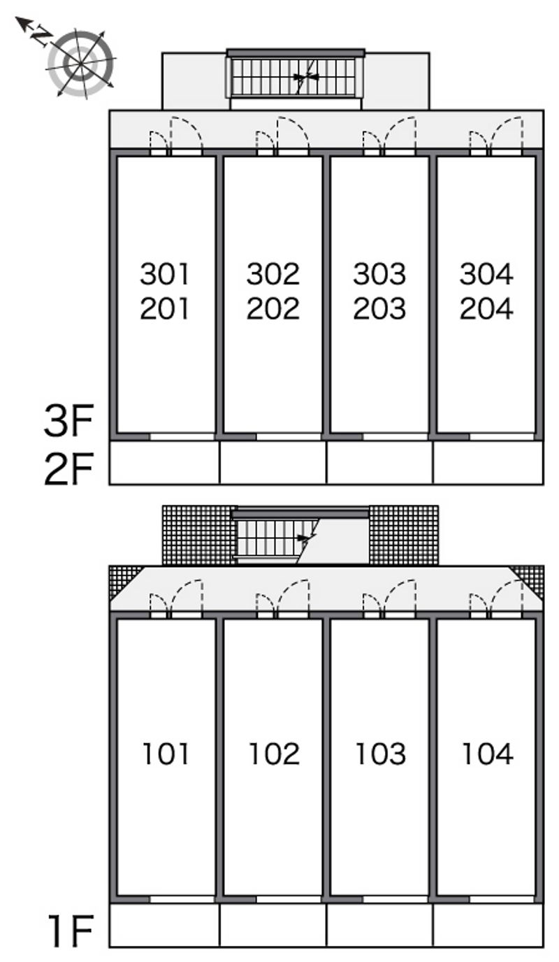 レオパレスオリエンタル 間取り配置図