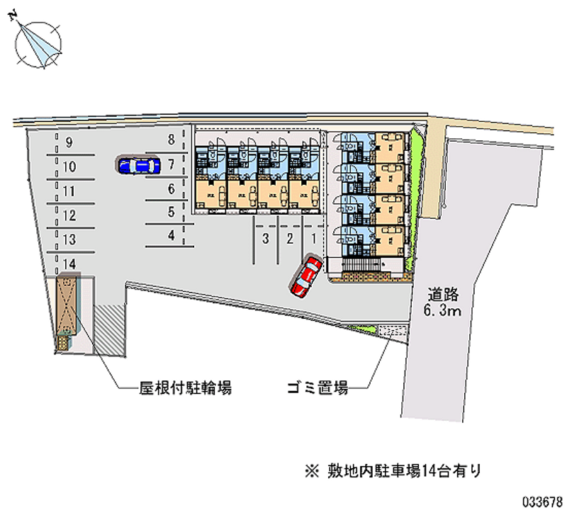 レオパレスＵ　Ｍ　Ｅ 月極駐車場