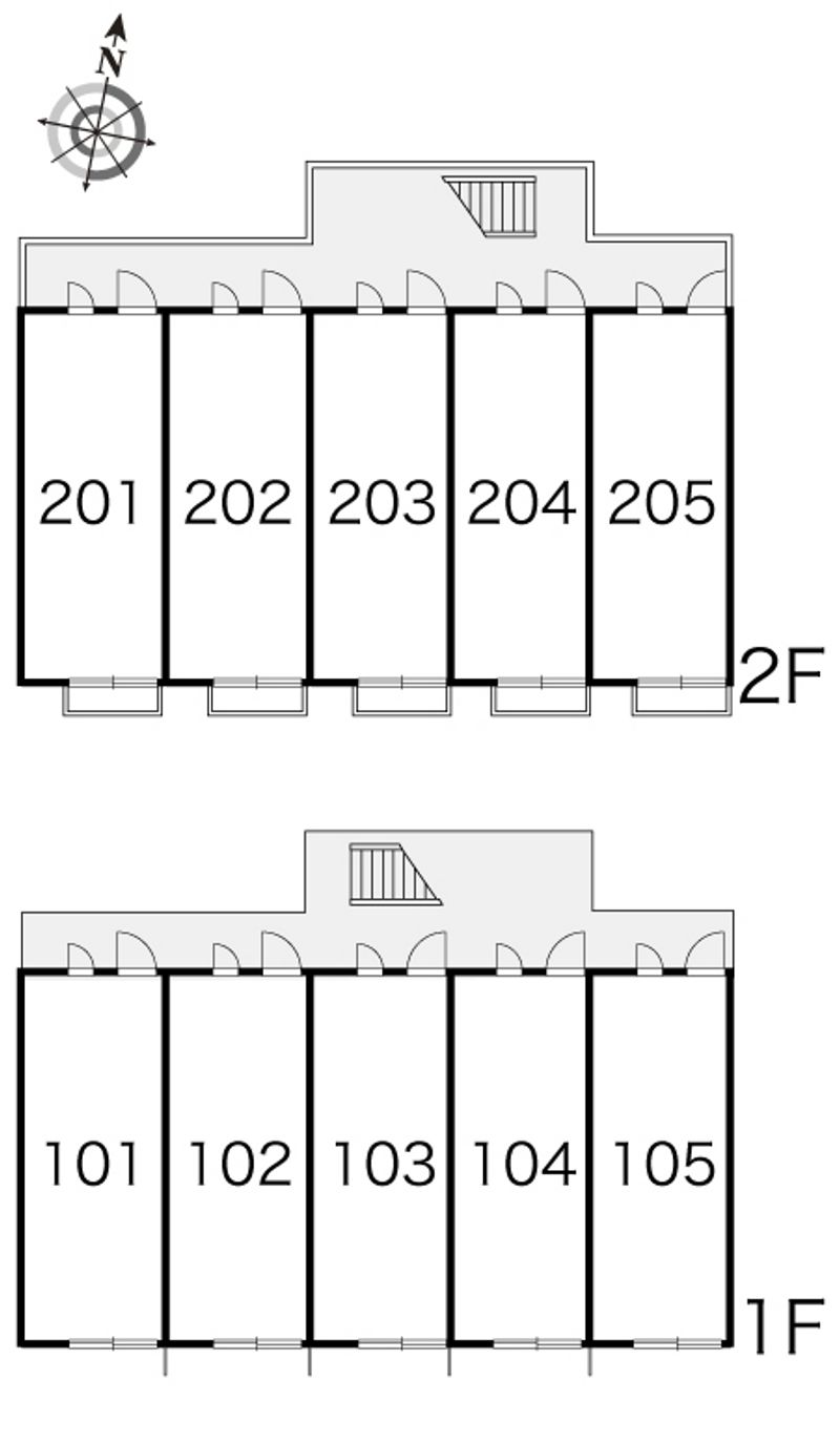 レオパレスＡＳＥＢＡⅢ 間取配置図