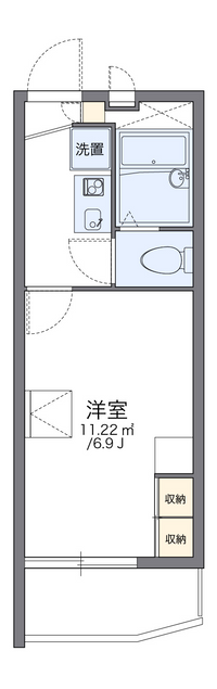 レオパレスアルテ駒沢大学 間取り図