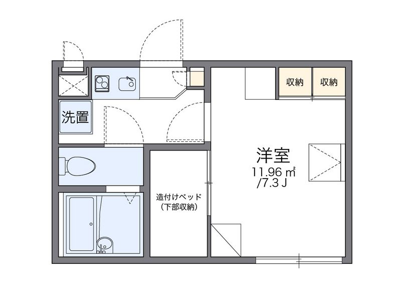 レオパレスセピア・コート 間取図