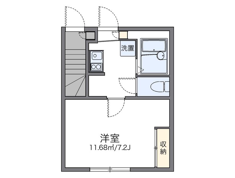 レオネクスト学園前ヒルズ 間取図