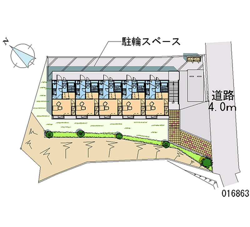 レオパレスオリエンス 月極駐車場