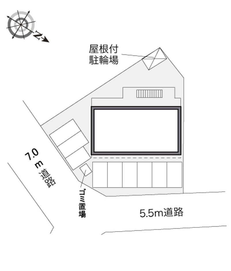 レオパレスＡＩＫＡＷＡ 配置図