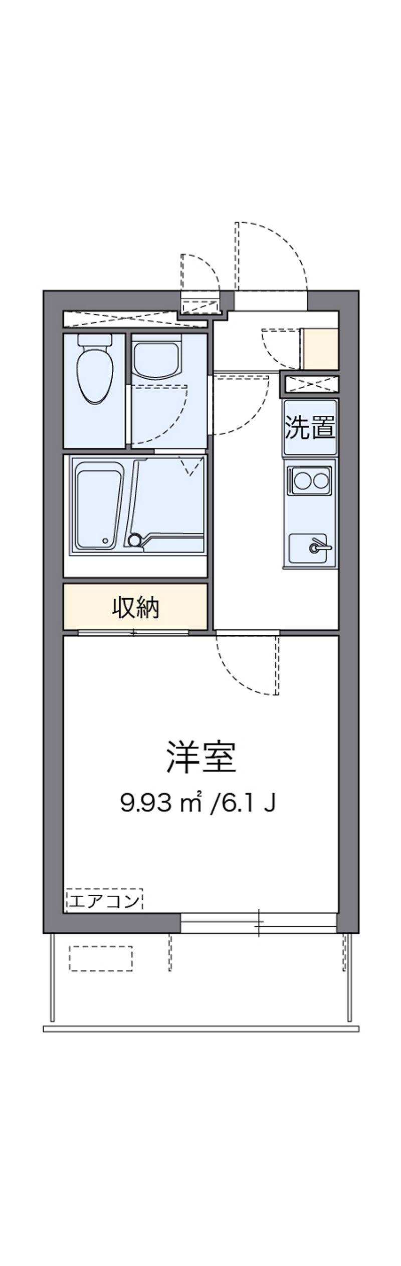 クレイノスペランツァⅡ号館 間取図