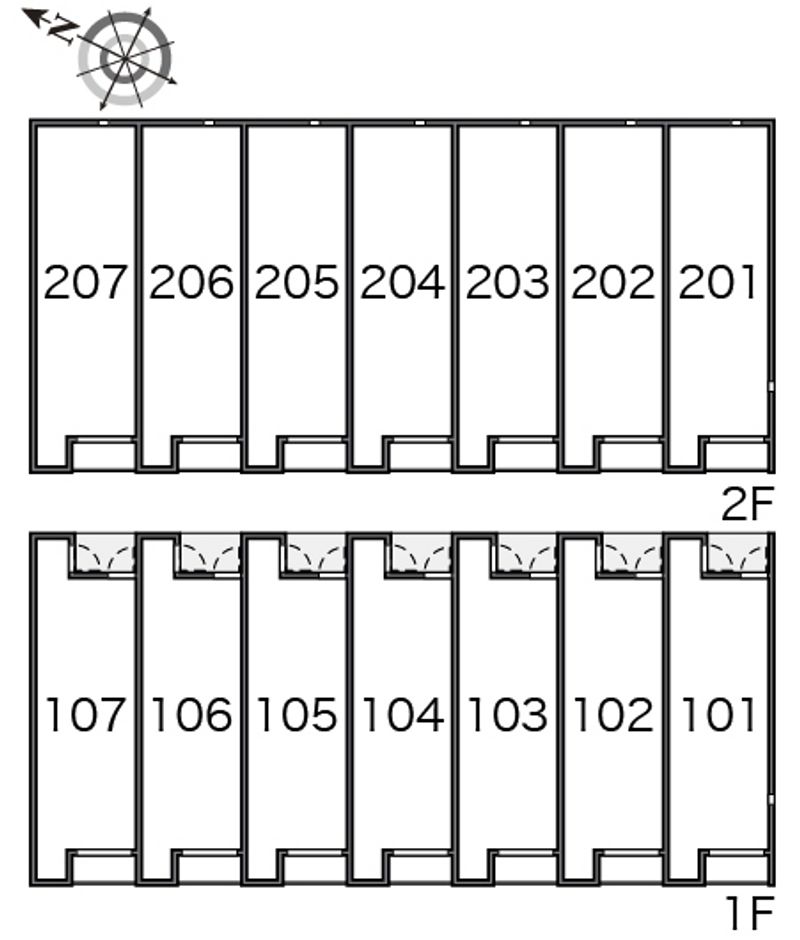 レオネクストコンフォールユウキ 間取配置図