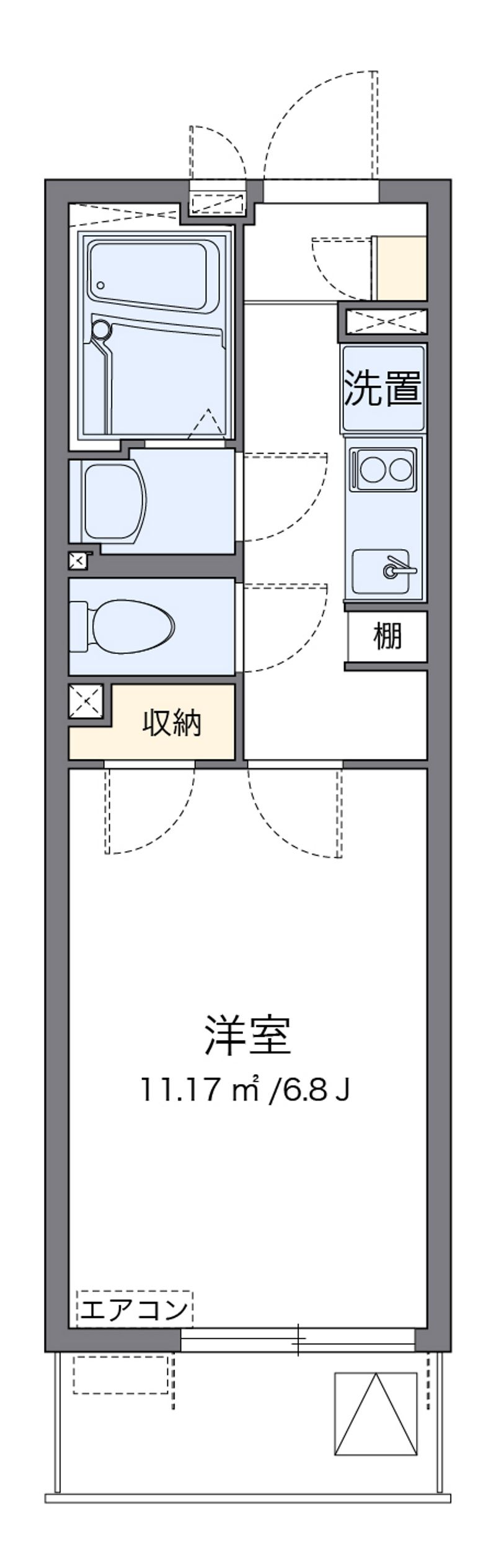クレイノのぞみⅢ 間取り