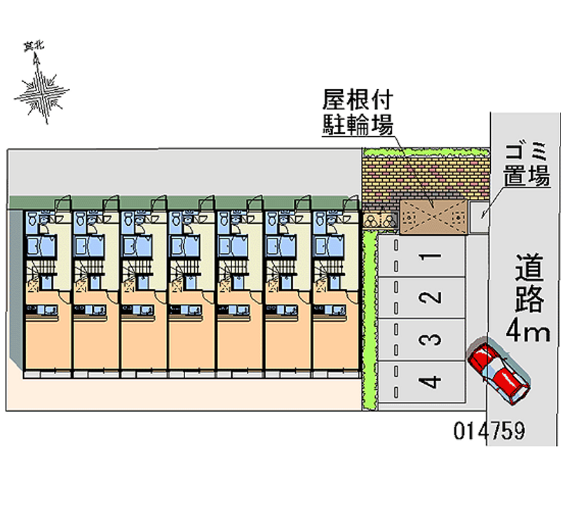 レオパレスジュピタ 月極駐車場