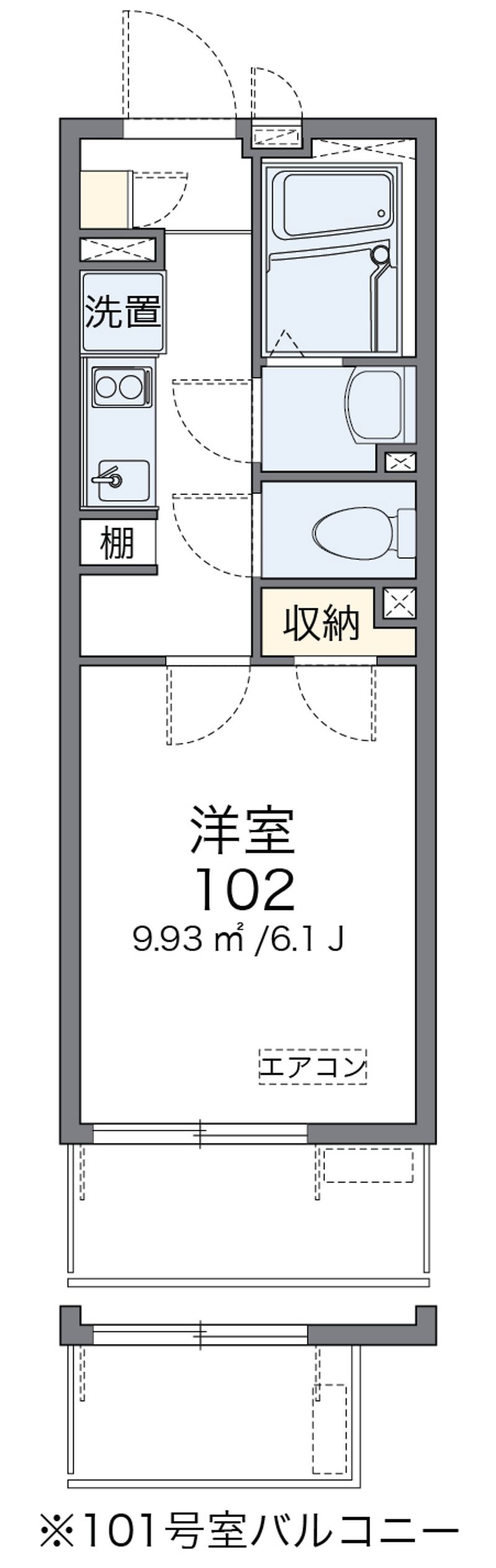 レオネクストベイヴィレッジ 間取図