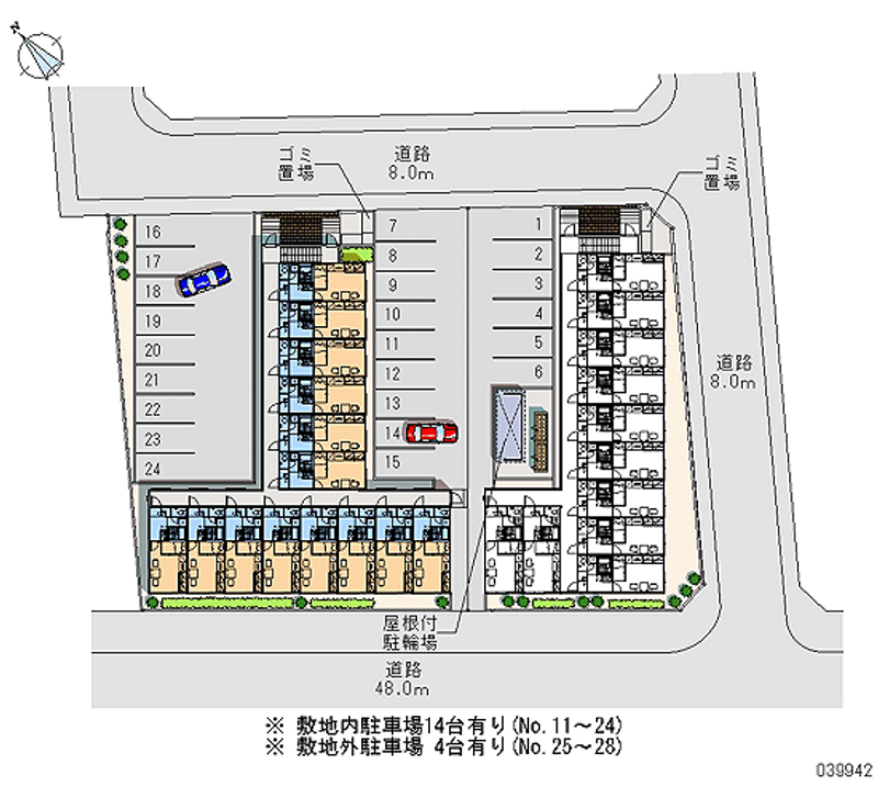 39942 Monthly parking lot